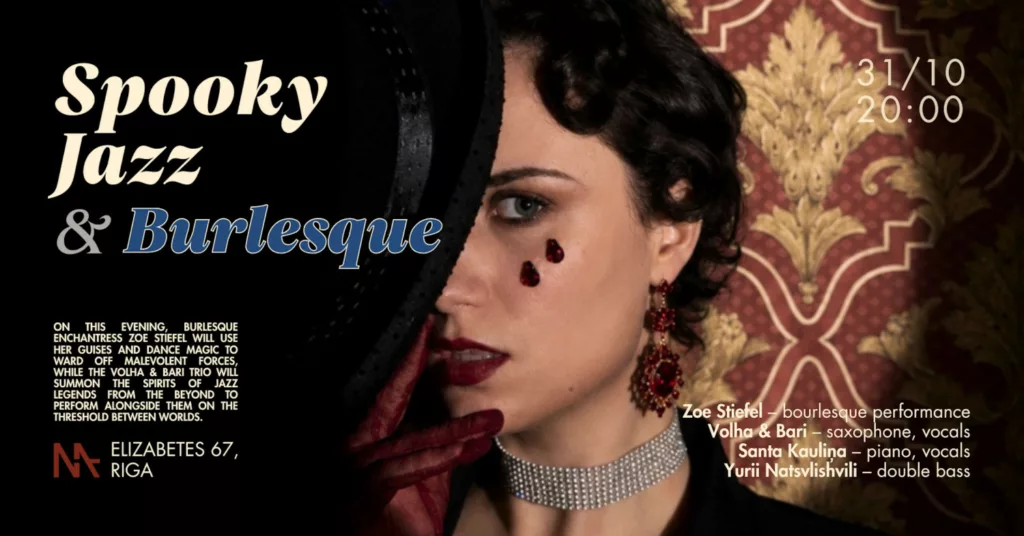 Spooky Jazz & Burlesque | Zoe Stiefel & Volha&Bari Trio