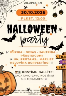Halovīna kostīmu ballīte Zilupes KN