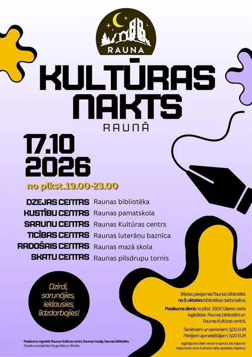 “Kultūras nakts” Raunā