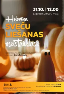Helovīna sveču liešanas meistarklase