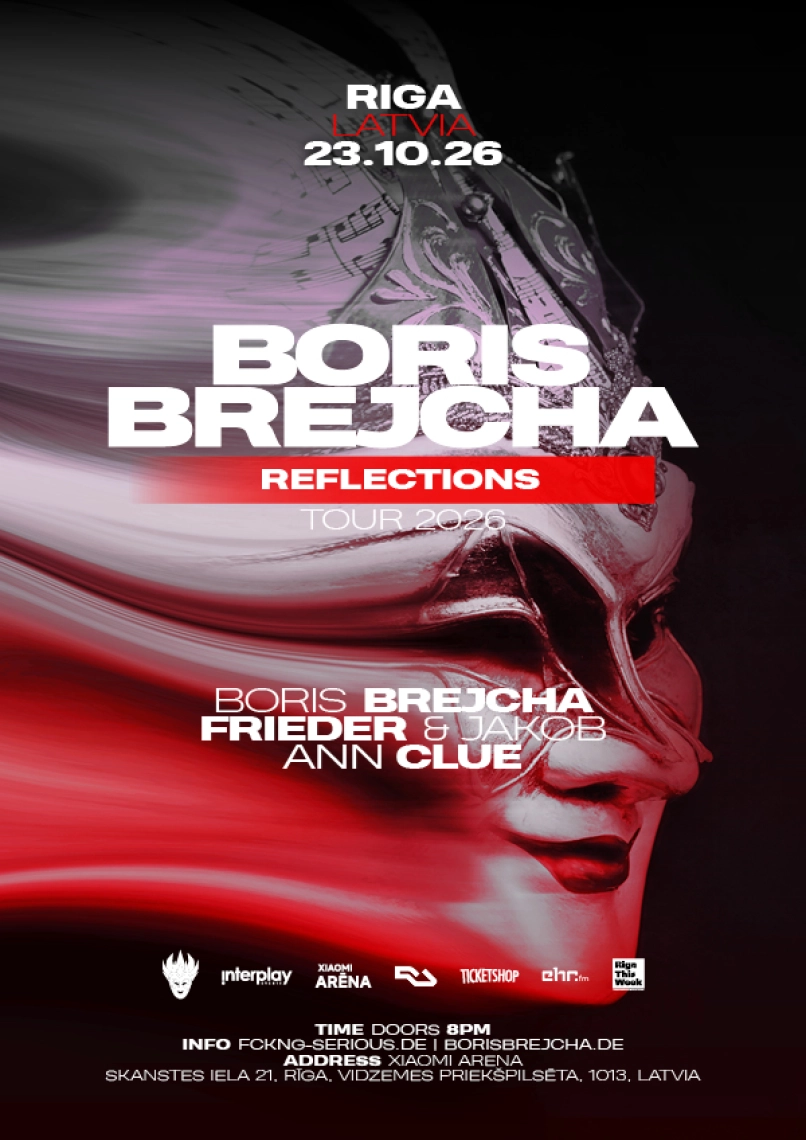 BORIS BREJCHA “REFLECTIONS TOUR” LATVIA 2026