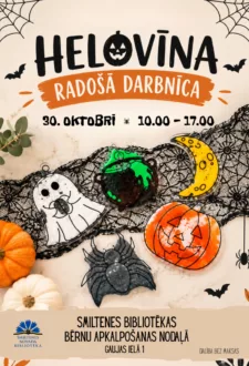 Helovīna radošā darbnīca Smiltenes bibliotēkā