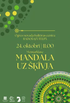 Meistarklase MANDALA UZ ŠĶĪVJA