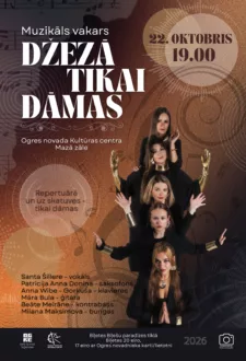 Muzikāls vakars DŽEZĀ TIKAI DĀMAS